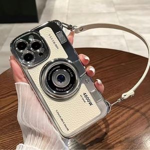 Camera iPhone case 12pro 12 pro max 13 pro max with wrist strap